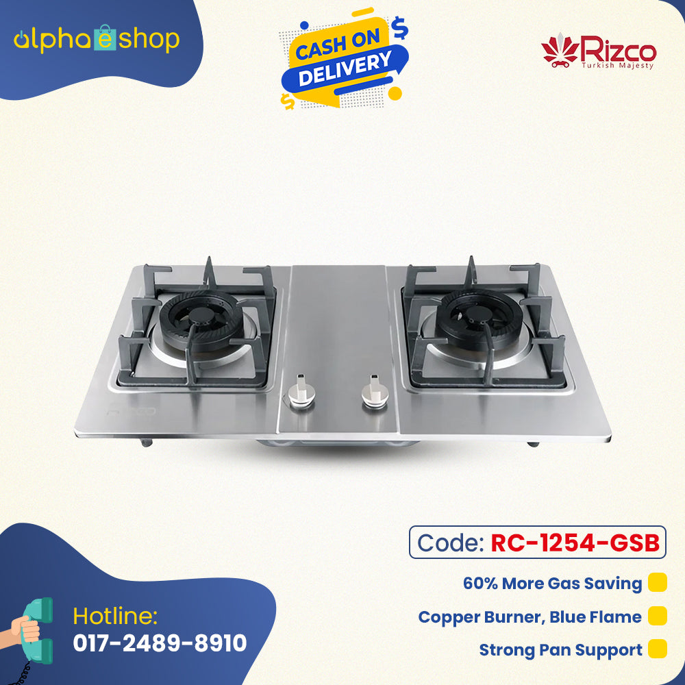 Rizco Gas Burner  30" GH 8028  ( Silver ) RC-1254-GSB