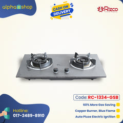 Rizco Gas Burner 29" Granite Panel GH-8212 (Ash) RC-1334-GSB