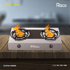 Rizco Gas Burner 27" RTZ 307 (Black & Silver) RC-1337-GSB