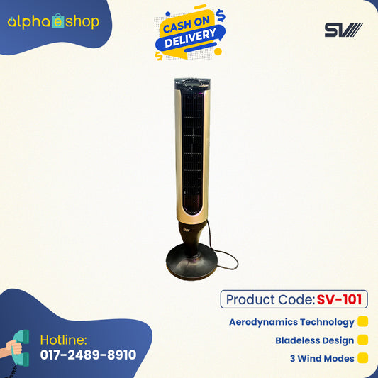 SV Slim-fit Bladeless Tower Fan - SV-101