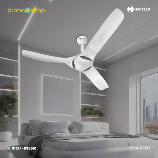 Havells Stealth Air Cruise 53'' (White ) H-243