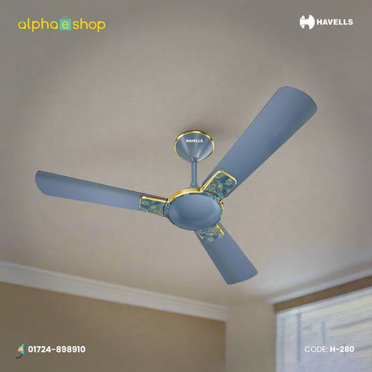 Havells ENTICER ART - NS FLORA 48" Ceiling Fan (Sapphire) H-280