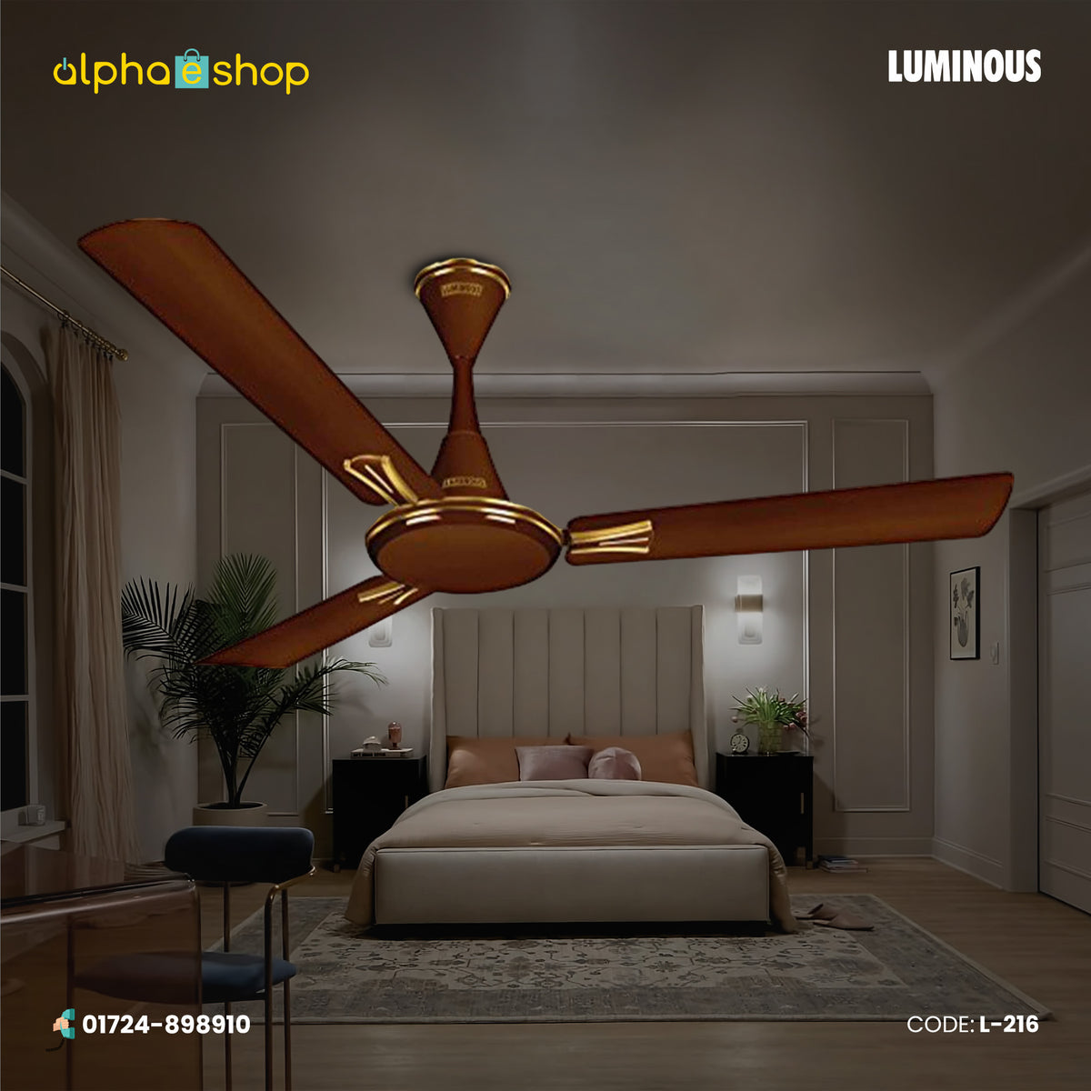 Luminous Audie 56'' (Cocoa Brown) L-216