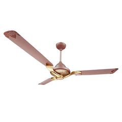 Luminous Jaipur Mahal 52 Inch 3 Blade Decorative Energy Saving Ceiling Fan (Rose Gold) L-232