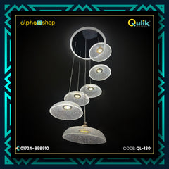 Qulik Modern Capping Cascading Chandelier With Hanging Pendant Lights (QL-130)