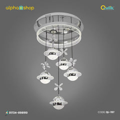 Qulik Modern Circle Ring Hanging Flower Pendant Light (QL-157)