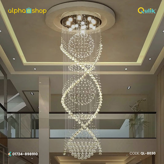 Qulik Modern Celestial DNA Chandelier Hanging Dragon Ball LED Ceiling Light (QL-8030)