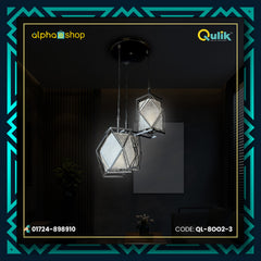 Qulik Modern Prism Glow Pendant Hanging Lights (QL-8002-3)