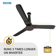 Atomberg Studio+ 48 BLDC Motor Energy Saving Ceiling Fan Brown Formerly Gorilla AT-104