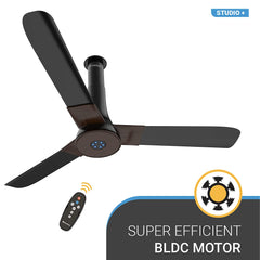 Atomberg Studio+ 48 BLDC Motor Energy Saving Ceiling Fan Brown Formerly Gorilla AT-104