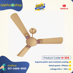 Havells ENTICER ART AAFREEN 56'' BEIGE GOLD  H-234