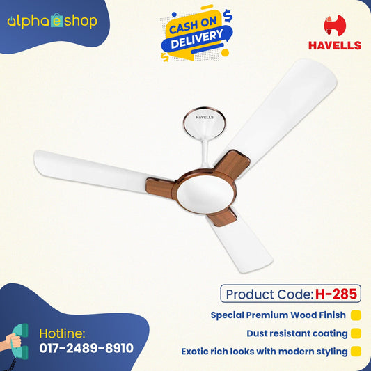 Havells ENTICER WOOD 48" Ceiling Fan ( Rosewood ) H-285