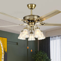 Yamada Alpha 52″ Anti-Bronze Underlight Remote Ceiling Fan Y-503