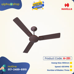 Havells ENTICER 36″(Espresso Brown Copper) H-251