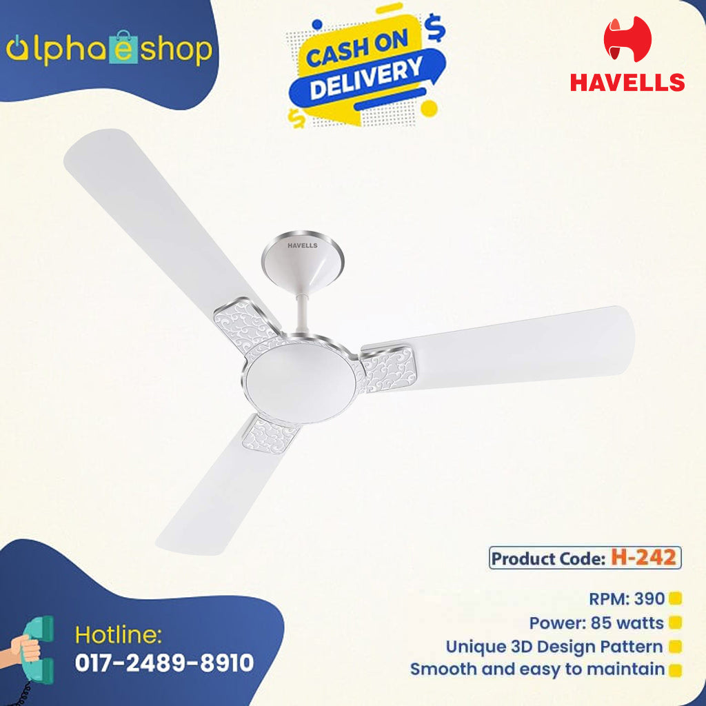 Havells ENTICER HUES 56” White H-242