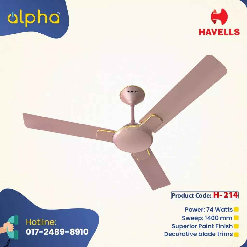 Havells Enticer 56'' (Rose Gold) H-214