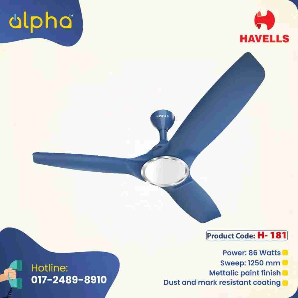 Havells Stealth Under Light 50 (Indigo Blue) H-181