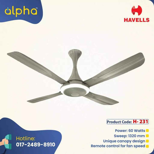 Havells URBANE 53” (Brushed Nickel) H-231