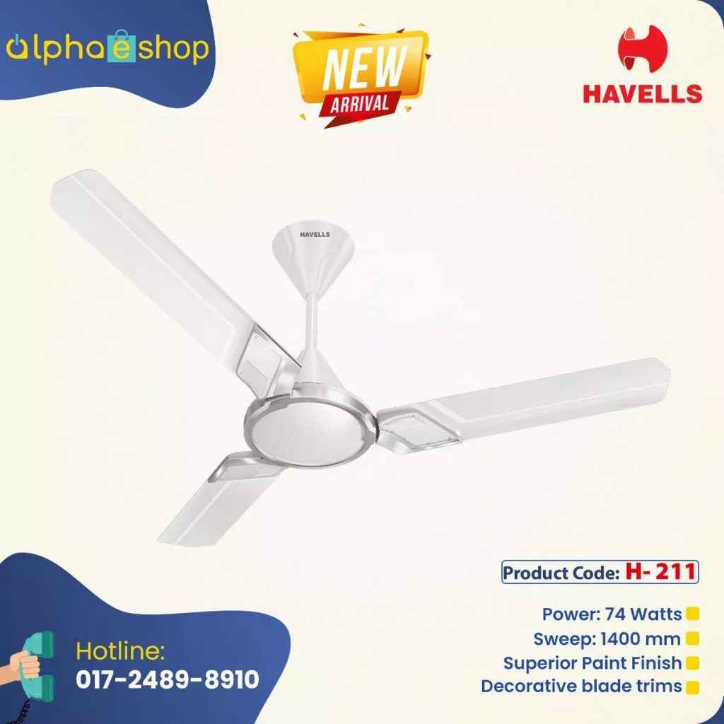 Havells Zester 56'' (Pearl White) H-211