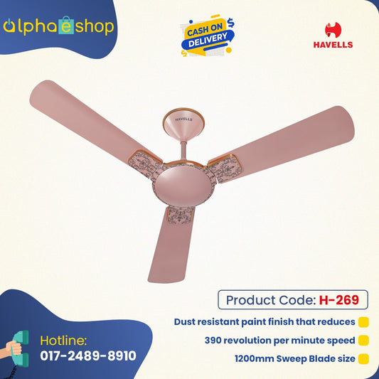 Havells ENTICER ART 56'' ( Rose Gold ) H-269