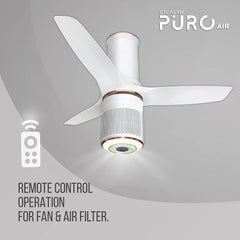 Havells STEALTH PURO AIR 1250 mm (Pearl White LT. Copper) H-257