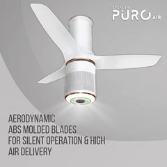 Havells STEALTH PURO AIR 1250 mm (Pearl White LT. Copper) H-257