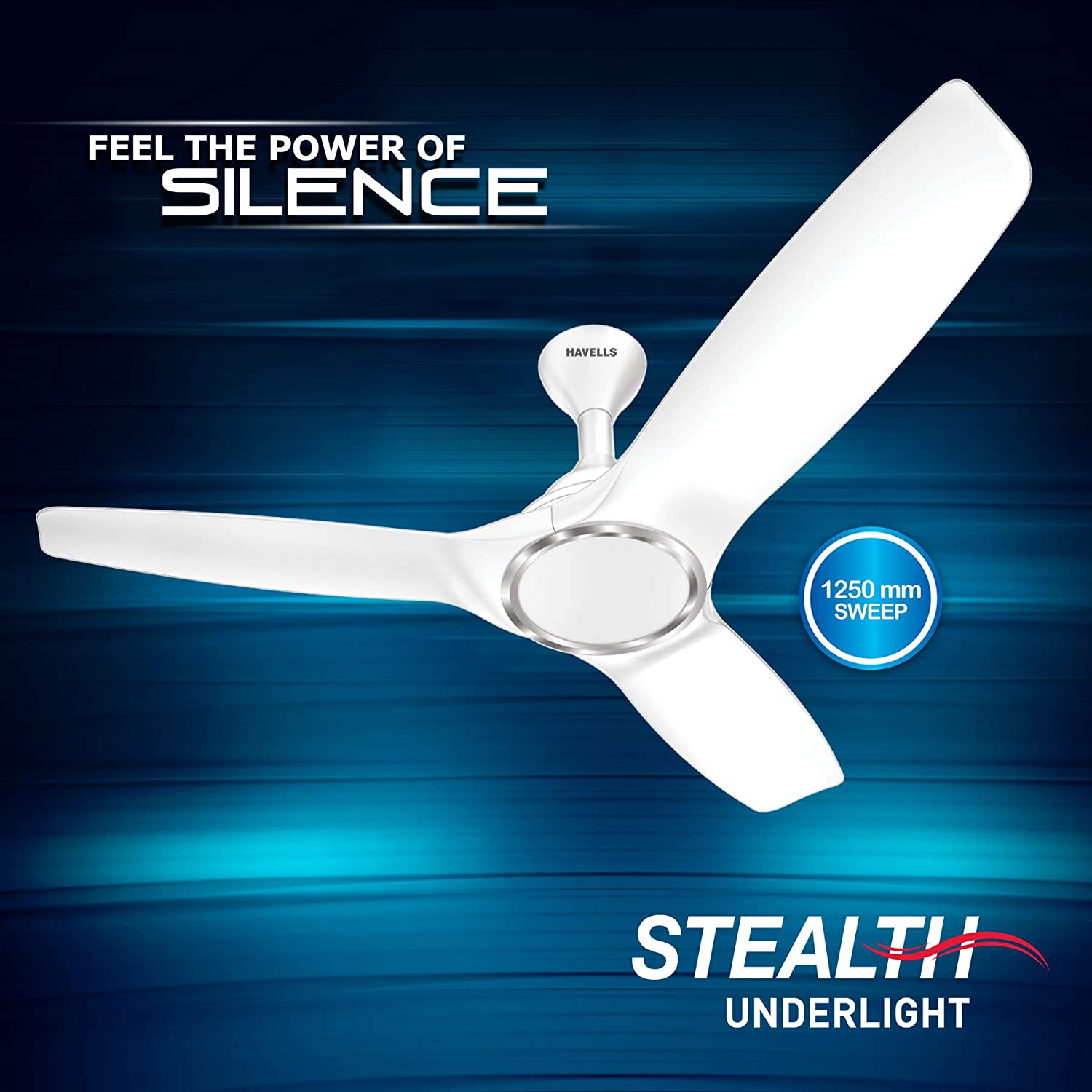 Havells Stealth Under Light 50" Remote Ceiling Fan (White ) H-179 - Ceiling Fan - Best Ceiling Fan Price in Bangladesh  | Alphaeshop.store