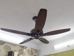 SK Iris 56" Inverter with Remote Ceiling fan Black Wooden SK-208