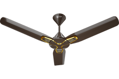 Orient Jazz Art  48'' Ceiling Fan Fire Waves Art-Hickory Brown  (O-189)