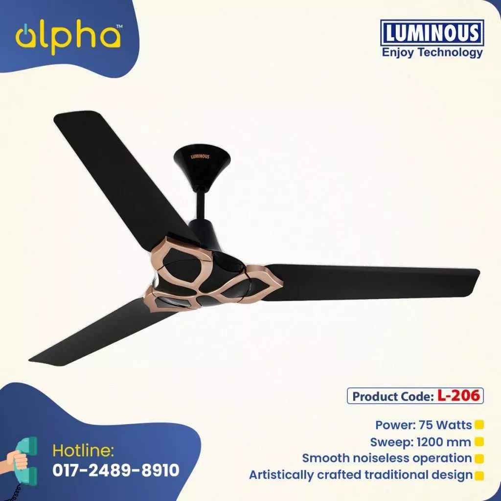 Luminous Jaipur Gangaur 48” (Abu Black) L-206