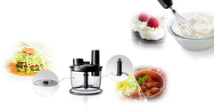 Panasonic MX-SS40 4-in-1 Hand Blender, Chopper, Slicer/Shredder & Whisker | PA-1110-FP