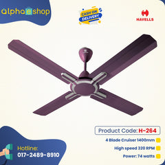 Havells  Winged 56" (Mauve ) H-264