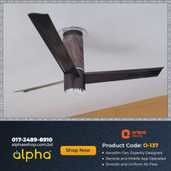 Orient Aeroslim 48" BLDC Motor IOT (Champagne Brown) O-137 - Ceiling Fan - Best Ceiling Fan Price in Bangladesh  | Alphaeshop.store