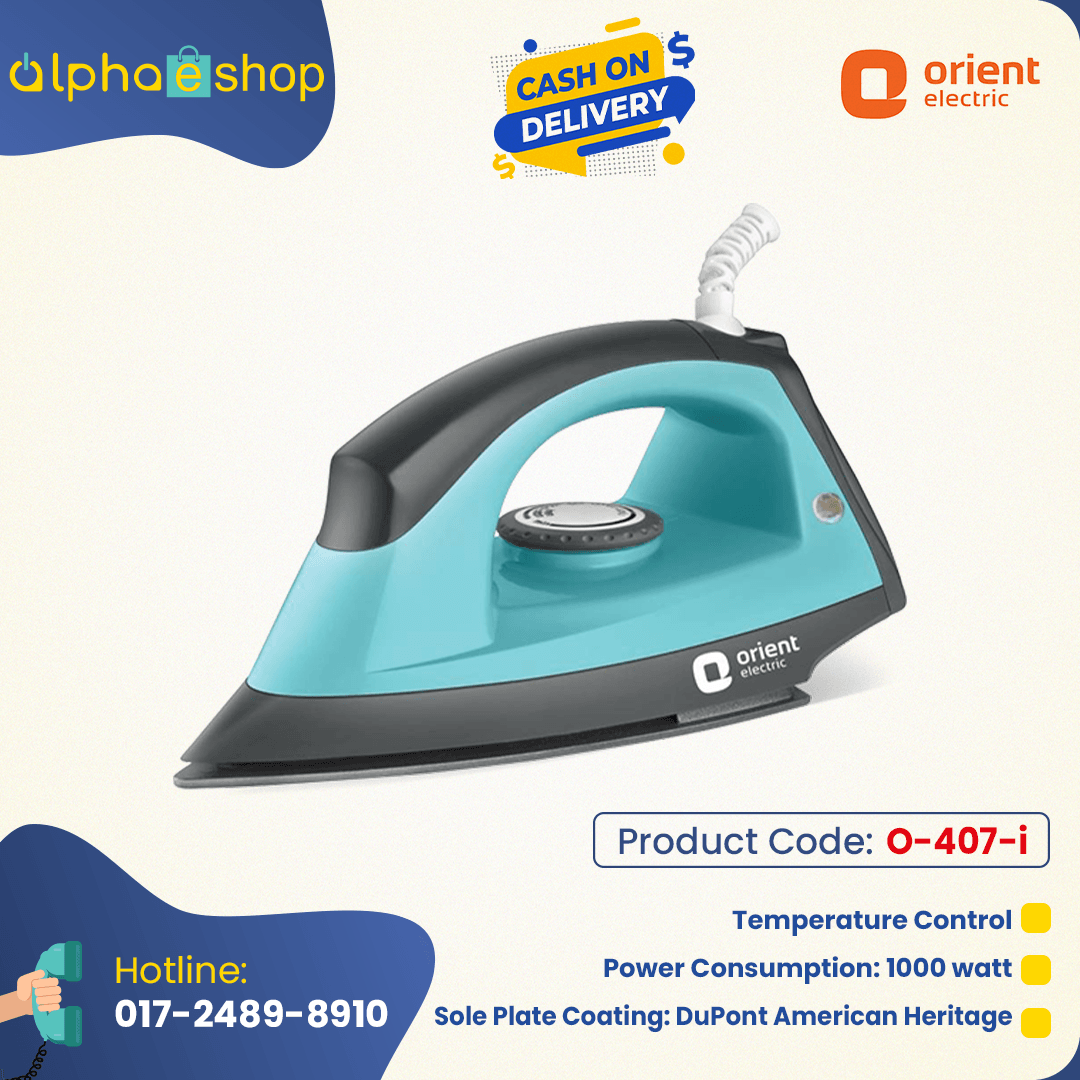 Orient Febripress Dry Iron 1000w