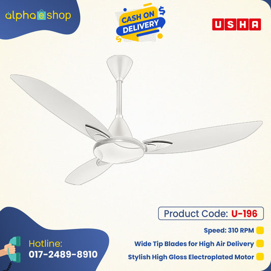 Usha Bloom Primrose 50'' (White) U-196