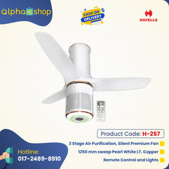 Havells STEALTH PURO AIR 1250 mm (Pearl White LT. Copper) H-257