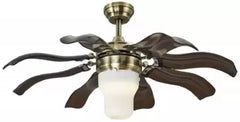 Luxury Lotus 42'' Brushed Nickel Coffee Blade 3 Color Underlight with Remote Control Ceiling Fan CF-601 - Ceiling Fan - Best Ceiling Fan Price in Bangladesh  | Alphaeshop.store