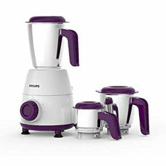 Philips HL7505 Daily Collection Mixer Grinder 500 W (White and Purple) PH-1001-MG